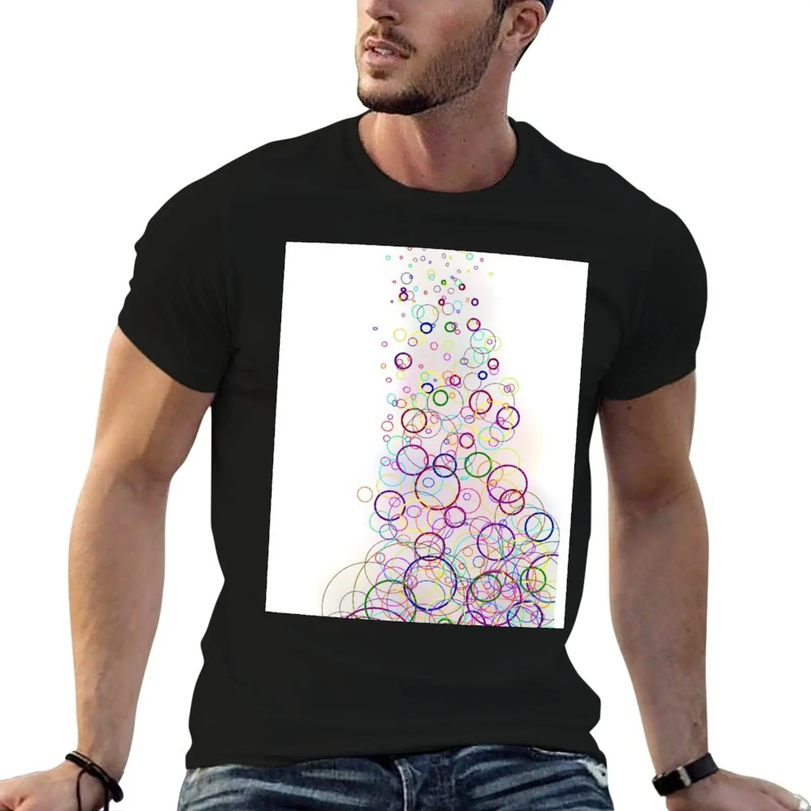 Bubbles T-Shirt man t shirt designer cotton t shirt man man t shirt cotton T-shirt