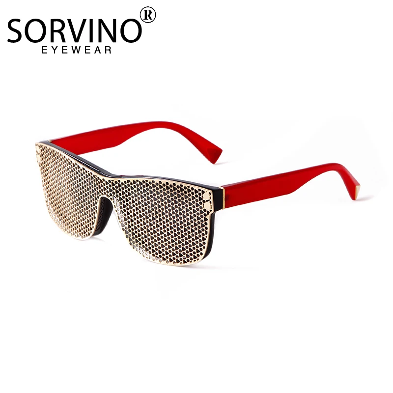 

2023 New Trendy Square Sunglasses Women Luxury Retro Red Detachable Hollow Metal Cover Glasses White Cateye Shades Eyewear UV400