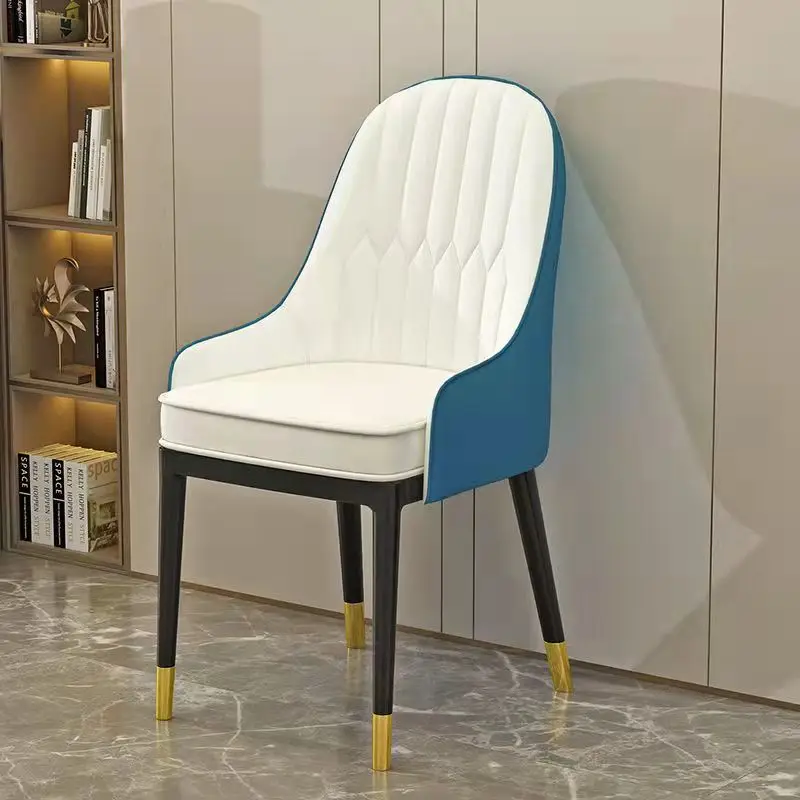 

Simple Dining Chair Nordic Cushion Gold Foot Room Luxury Waterproof Unique Modern Design Chairs Style Cadeira Kitchen Furniture