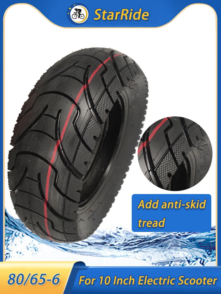 Pneu de Scooter électrique de 10 pouces 80/65-6 10X3.0 pour KUKIRIN G2 Max Inokim oxo Kugoo M4 G1 Dualtron VICTOR EAGLE, minimotateurs de vélo