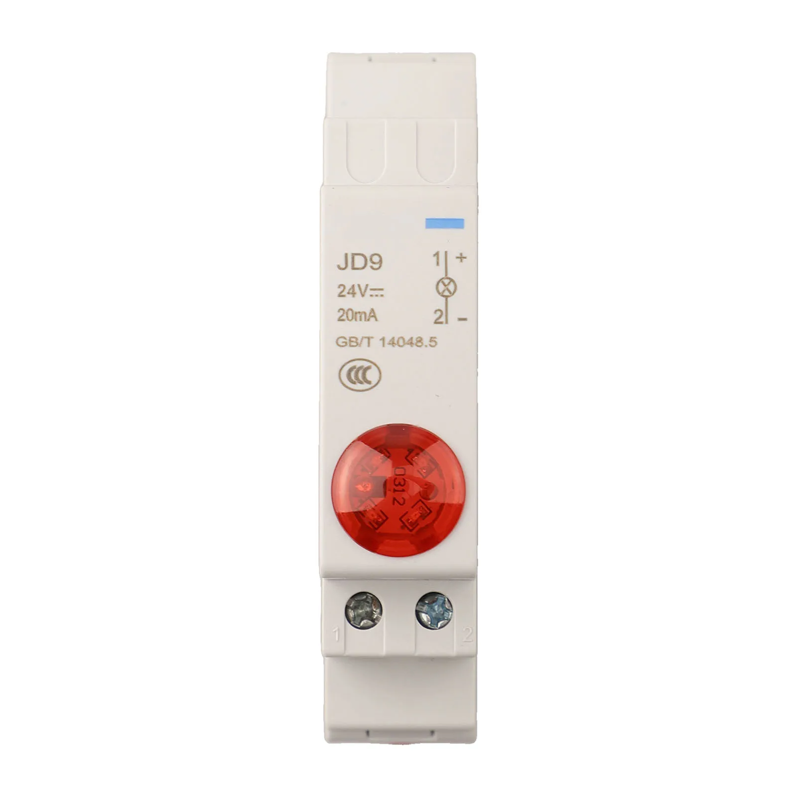 1PC JD9 PILOT LIGHTS LED RED GREEN AC/DC 24V 220V Modular DIN Rail Lamp Indicator Light Flame Retardant Plastic 82x66x45mm