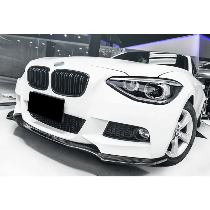 Front Center Grille Grills ABS fit for BMW F20 F21 1-Series 116i 118i 120i 125i 135i 5-Door Hatch Back 2011-2014 Carbon Fiber