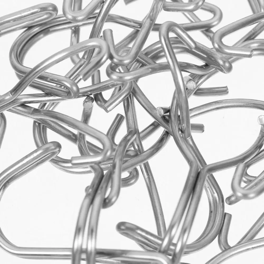 

10 pcs Wall Mesh Peg Board Hook Storage Racks Display Stainless Steel Pegs Hardware Fastener Home Storage