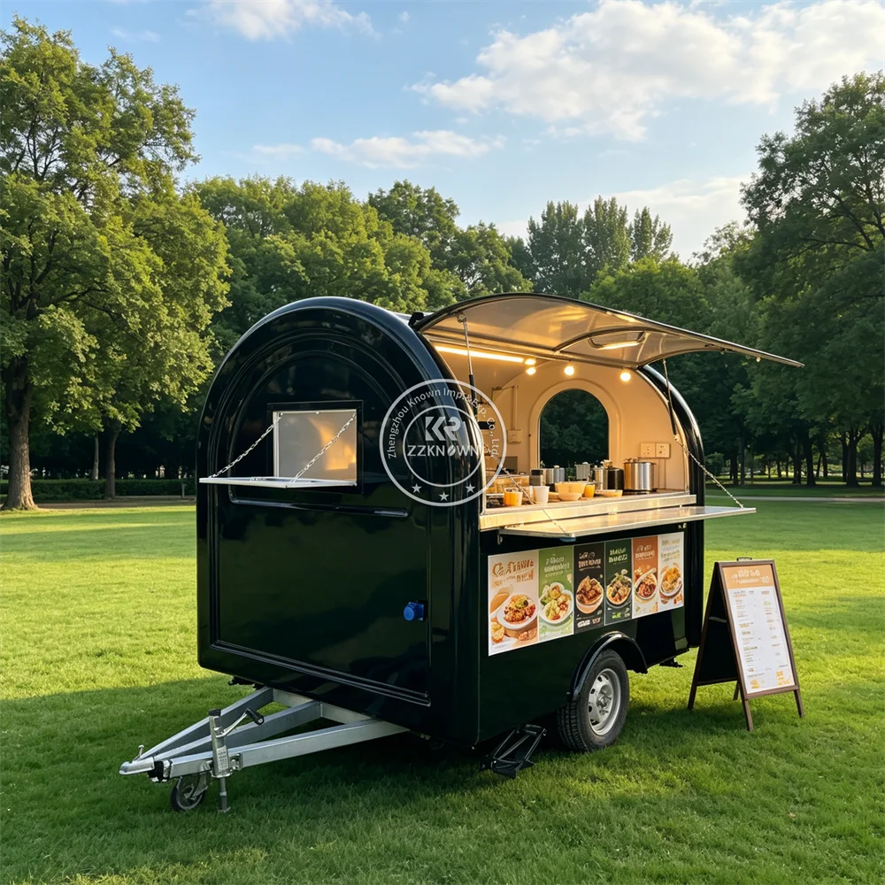 

Professional Catering Trailer Concession Ice Cream Cart Street Food Truck Commercial Kitchen Portable Food Trailer For Sale