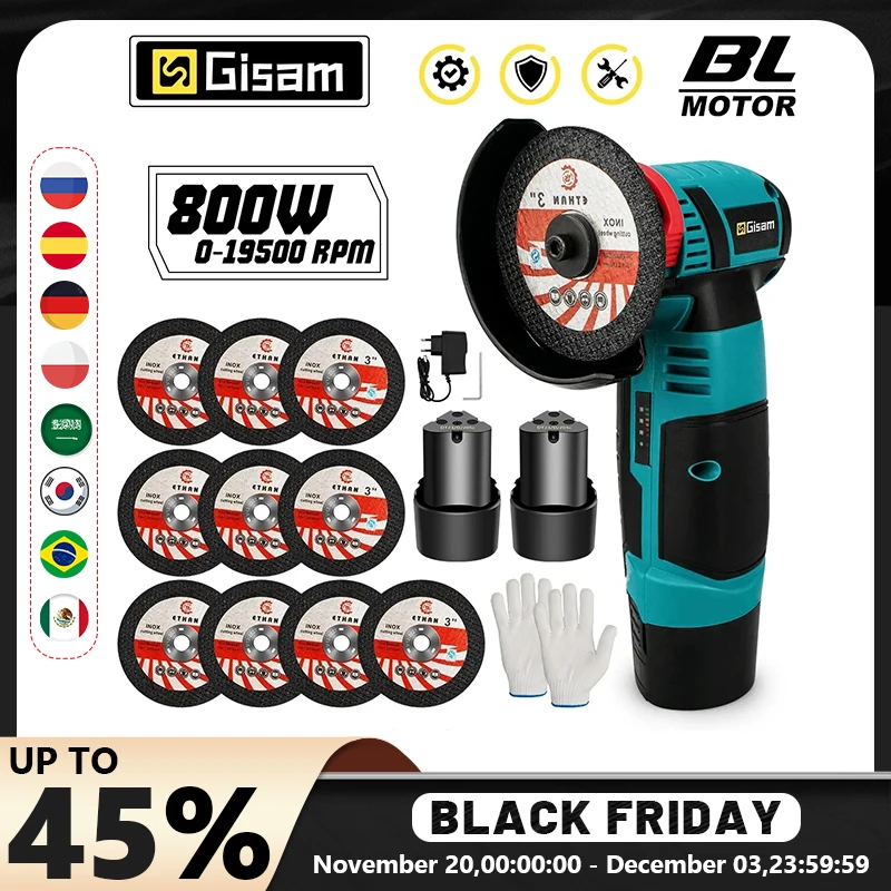 12В бесщеточная электрическая угловая