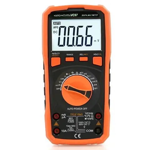 VC97 digital multimeter automatic range battery capacitance meter high definition backlight measurable temperature frequency