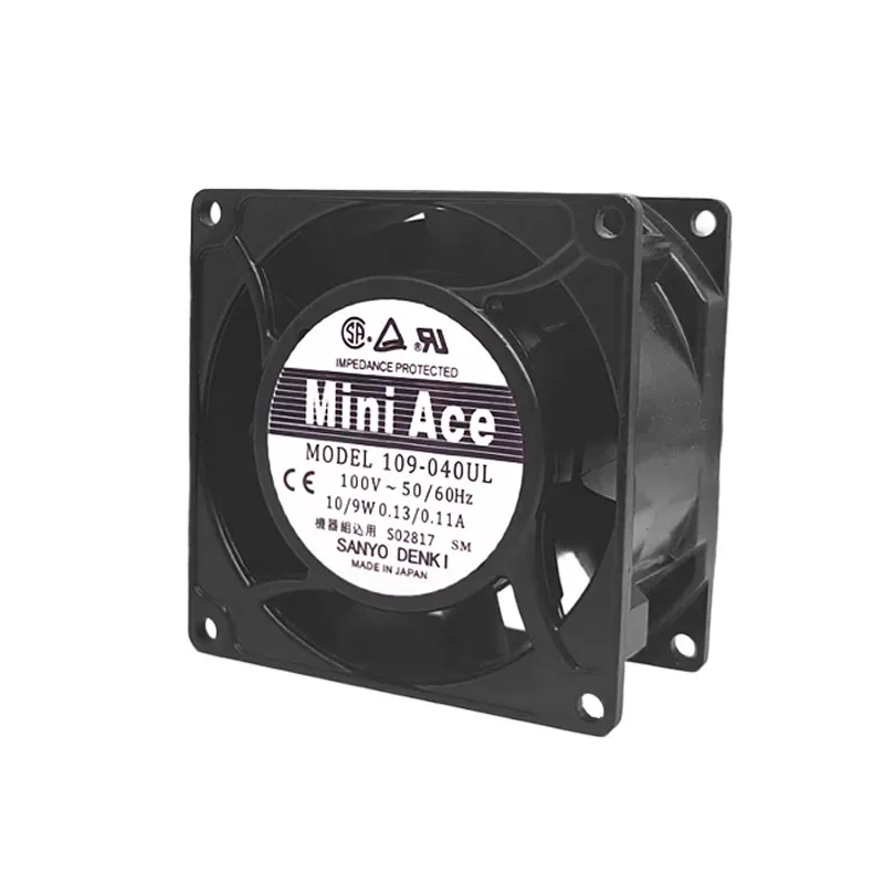 

НОВЫЙ ОРИГИНАЛЬНЫЙ 109-040UL AC100V 0.13A 8042 80x80x42 мм Радиатор охлаждающего вентилятора