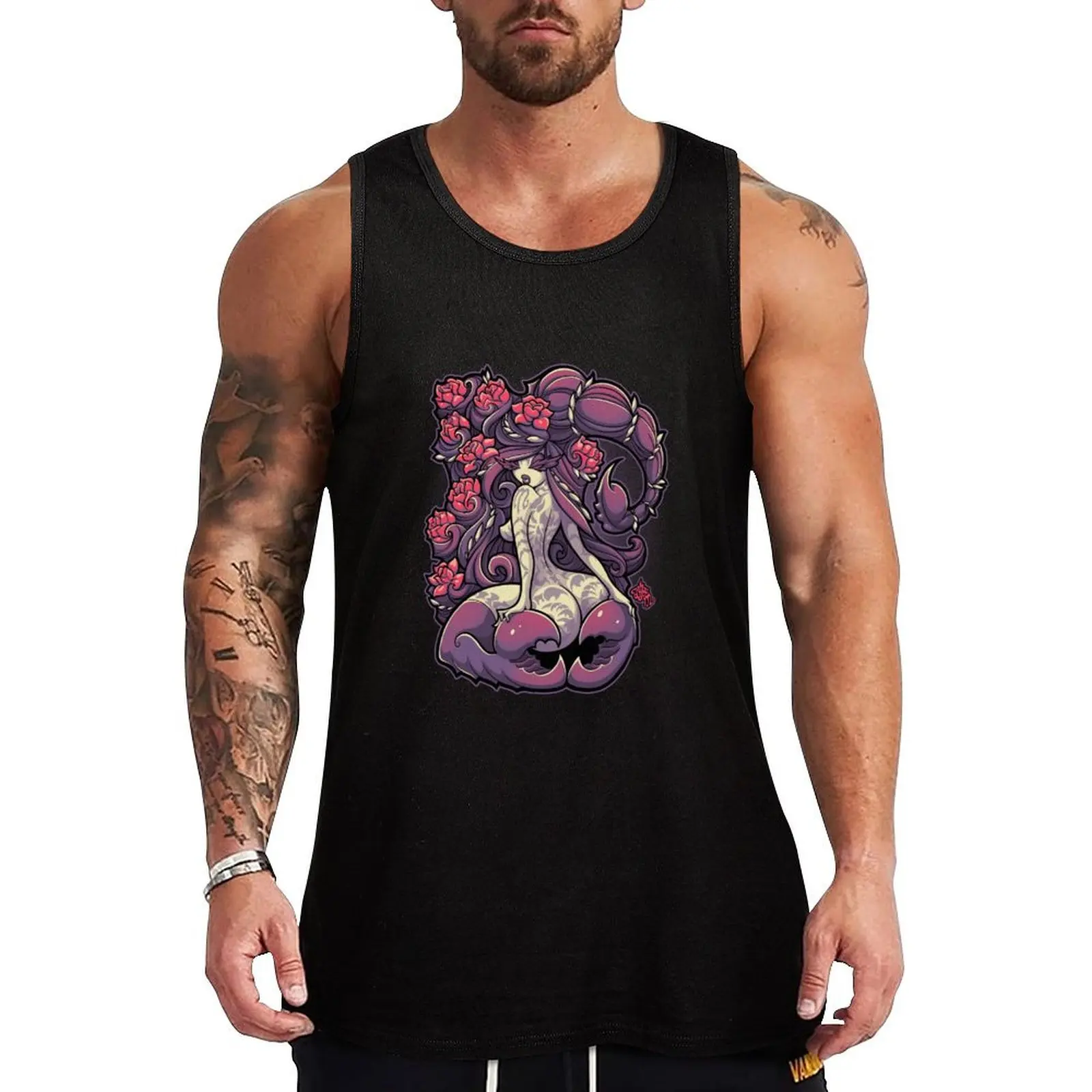 

ZODIAC SCORPIO Tank Top t-shirt for men man sexycostume gym clothes for man Men's t-shirts