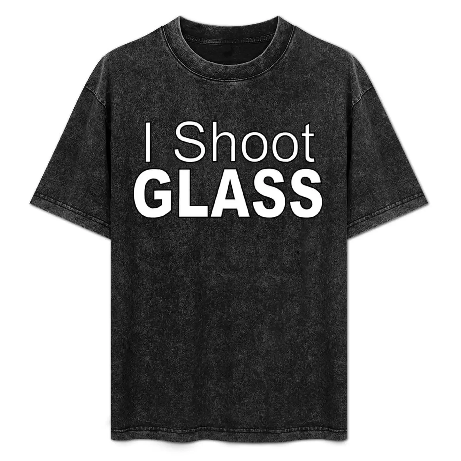 

I Shoot Glass T-Shirt Work Wear Breathable Tee