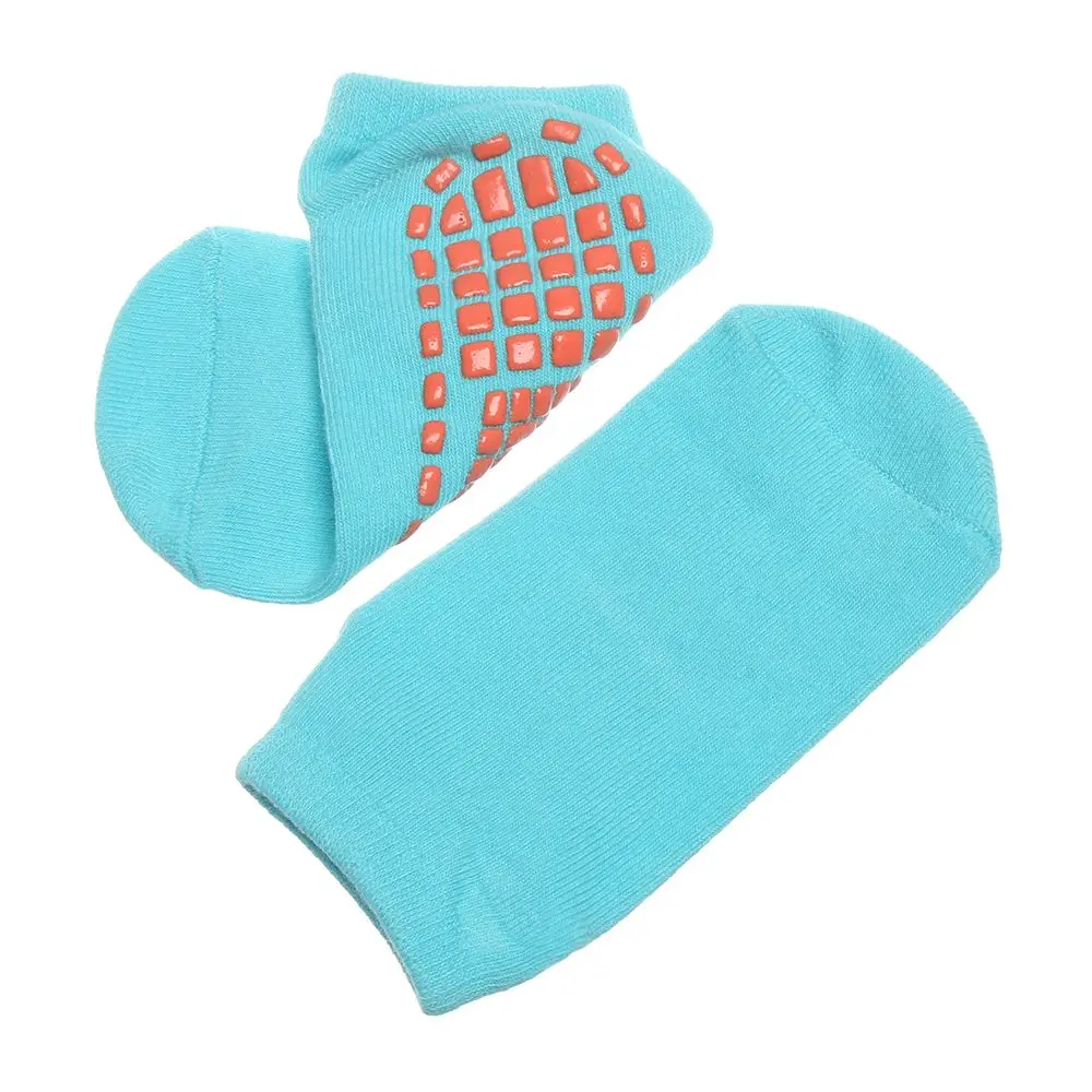 Rubber Floor Socks Non-slip Cotton Candy Color Yoga Trampoline Socks Soles Glue Early Education Socks