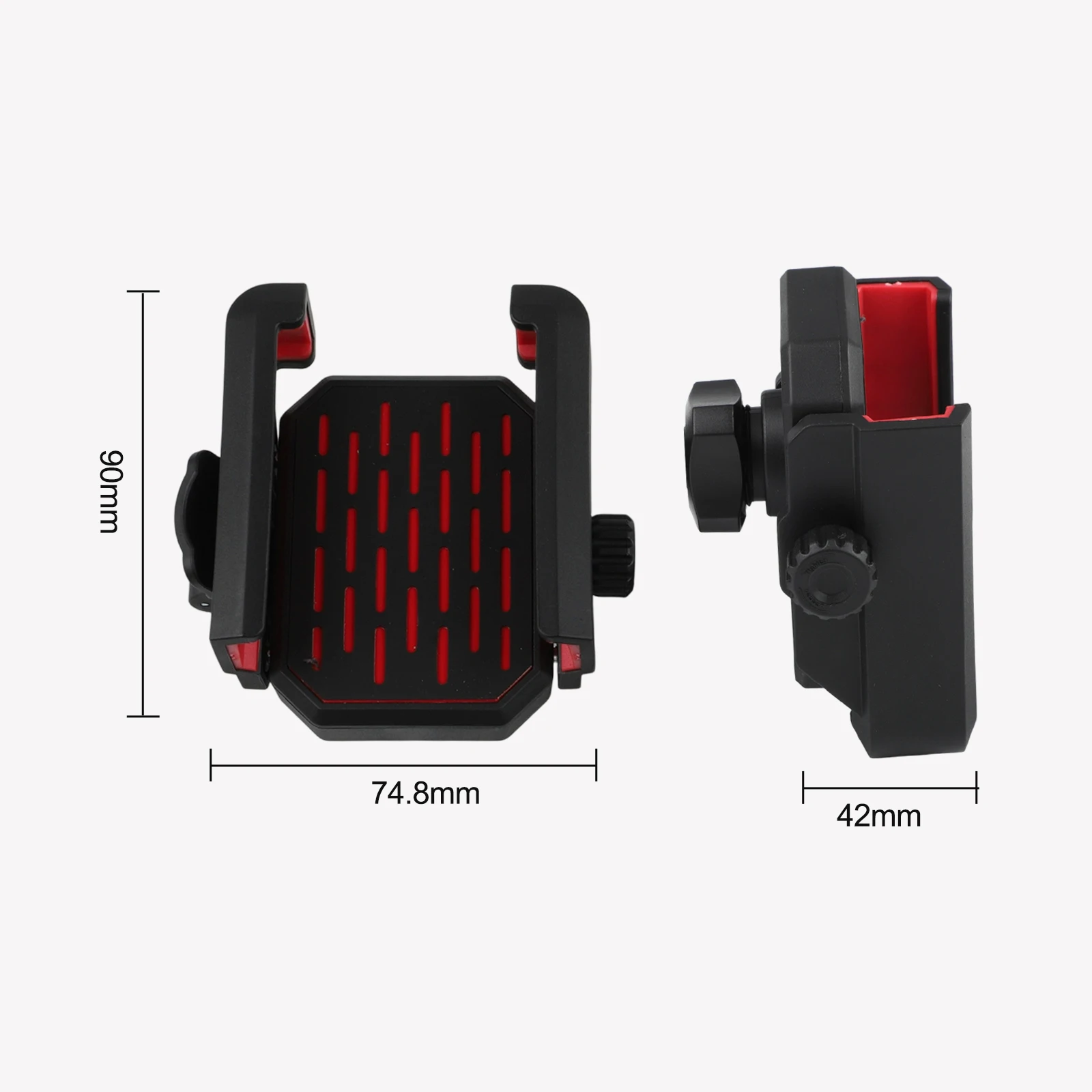 Motorcycle Phone Mount Designed for 4 7 7 Inch Devices Sturdy ABS Material Quick Installation and Firm Grip for Riders