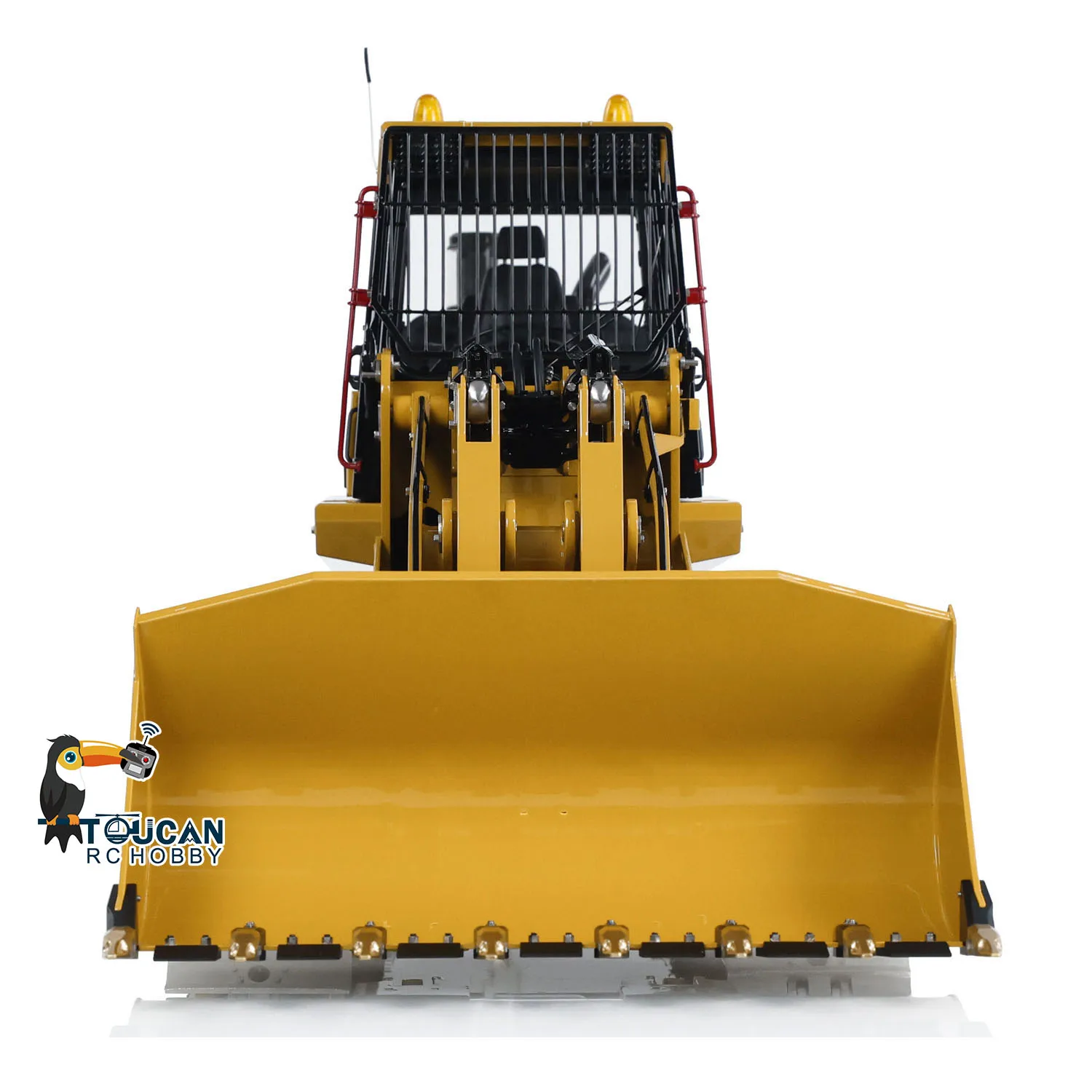 LESU 1/14 RC Cargadora Hidráulica 973K Metálica RTR, Vehículo de Control Remoto con Orugas, Modelo de Camión con Luces y Sonido para Niños