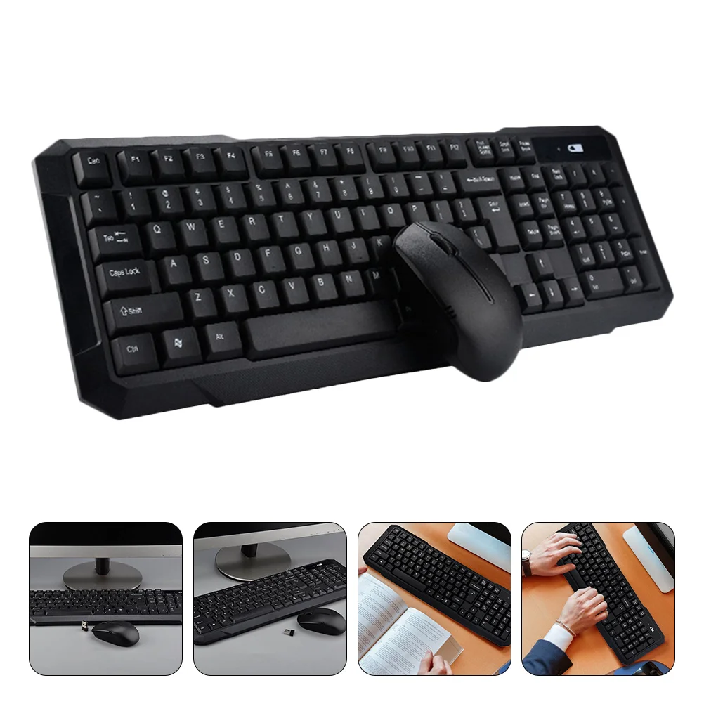 

2.4G Wireless Keyboard Mouse Combo For Pc Laptop Usb Plug Play Silent Wireless Keyboards Mice Set Without Quiet Computer