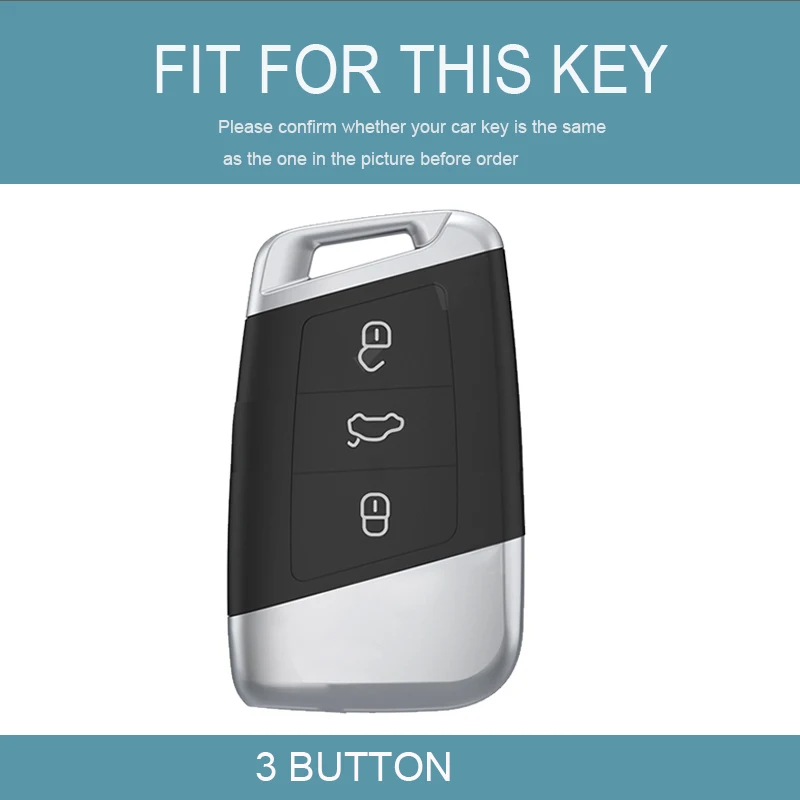 Auto Protected Keychain Fob for VW Volkswagen Passat B6 B7 B8 CC Magotan GTE Skoda Fabia Superb Kodiaq A7 TPU Car Key Case Cover