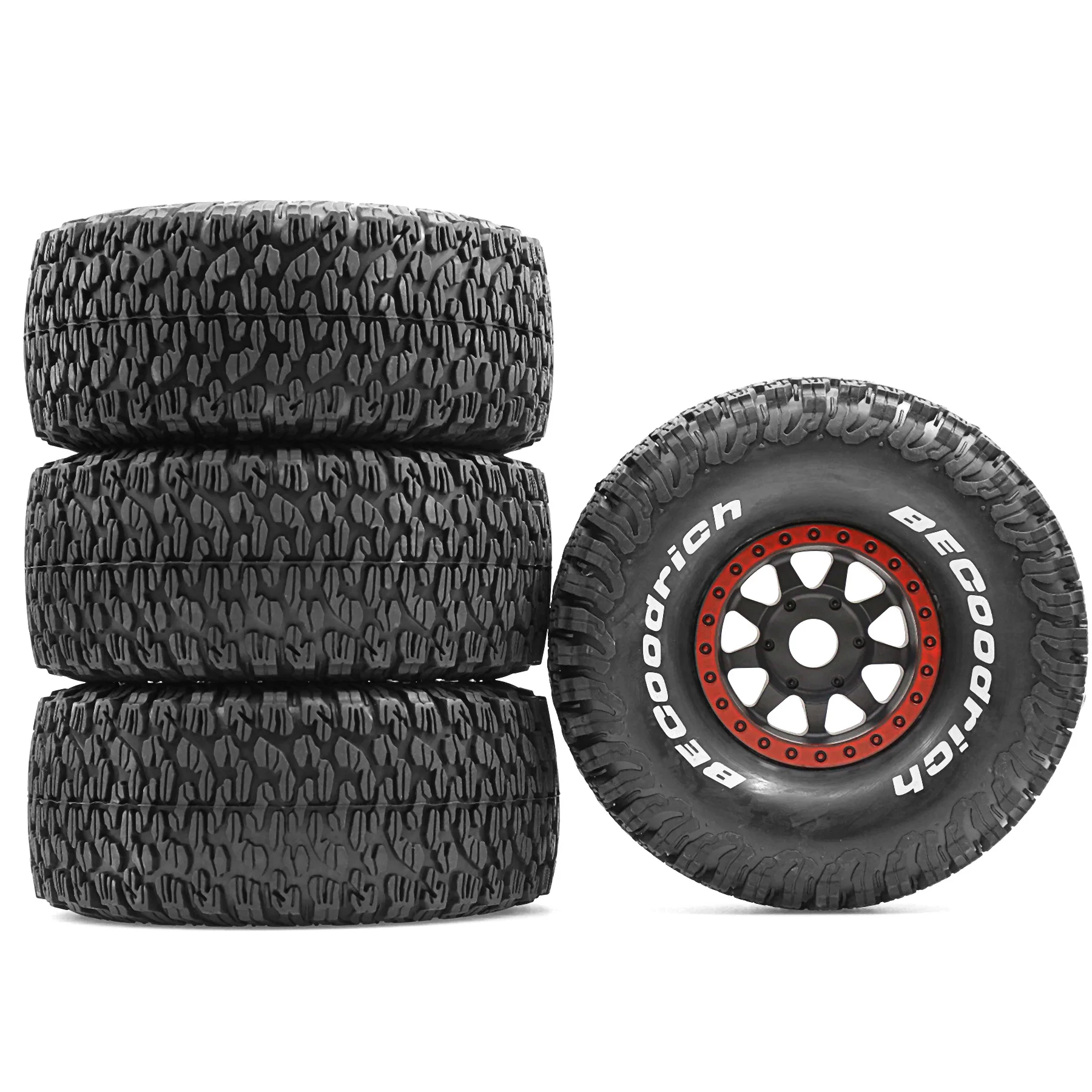 

4 шт. 1/7 1/8 Desert Short Course Truck Tire OD 135 мм 17 мм Шестигранное колесо для ARRMA Mojave TRAXXAS UDR Yikong DF7 FS Багги RC Car