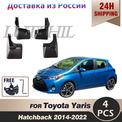 4 PCS Mudguards For Toyota Yaris 2022 Accessories 2022 ~ 2014 Hatchback XP150 Front Rear Flap Splash Mud Fenders Car Accessories