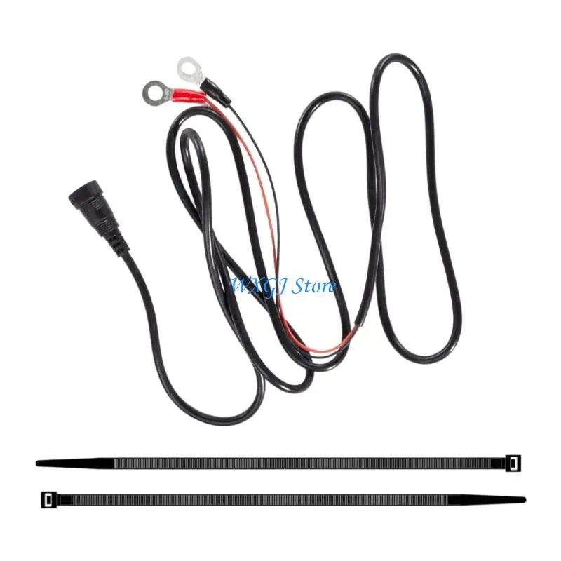 37JE Professional Grade Elastic Power Connection Cable Suitable For Heated Motorcycle And Snowmobile Visors Motorcycle Riders