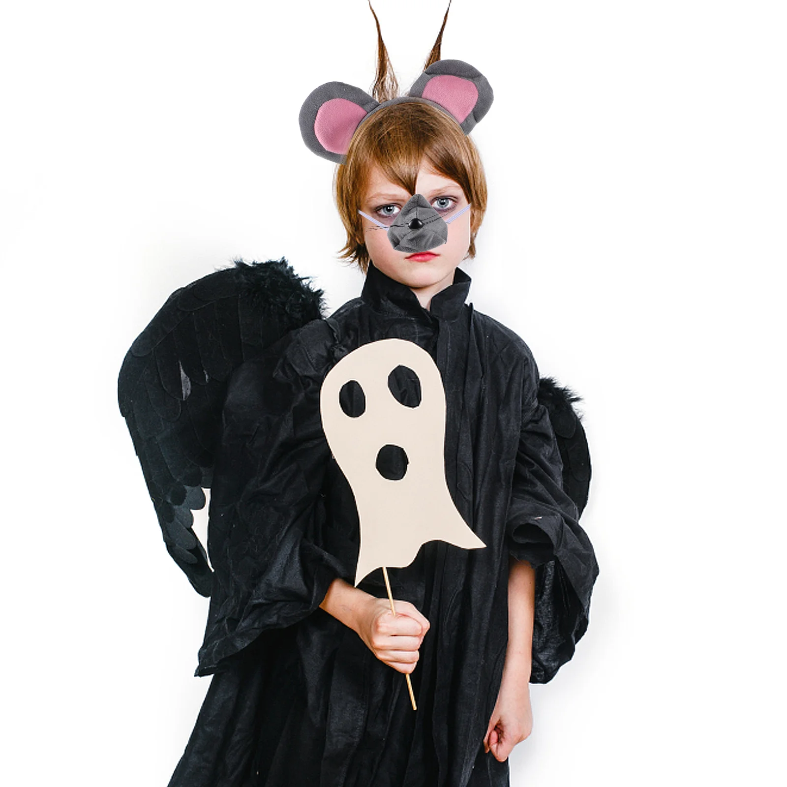 

Ears Headband Apparel Dress Up Costumes For Boys Kids Mouse Cute Accessories Rat Kit Cartoon Girls