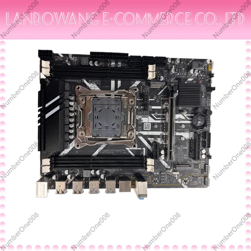 E5 2678 V3 X99 LGA2011-3 Motherboard, Quad-Channel DDR3 M.2 NVMe for Server Workstation
