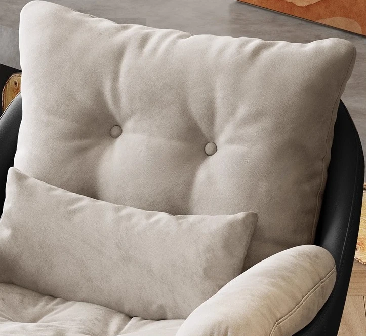 كرسي هزاز فردي إيطالي فاخر لغرفة المعيشة والشرفة كرسي ترفيهي منزلي كرسي كسول #6