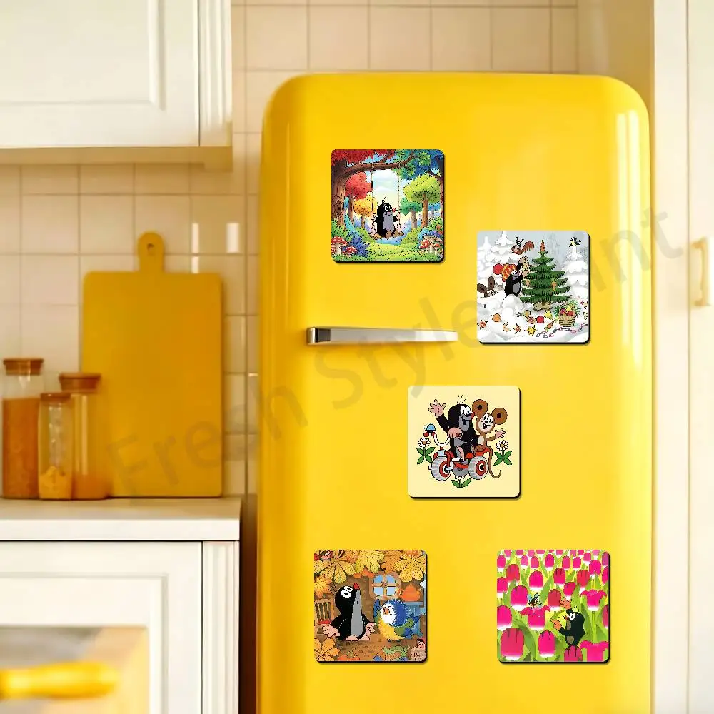 Cartoon L-Little M-Mole Best-Selling Strong Magnetic Fridge Magnets Adhesive to Metal Surfaces
