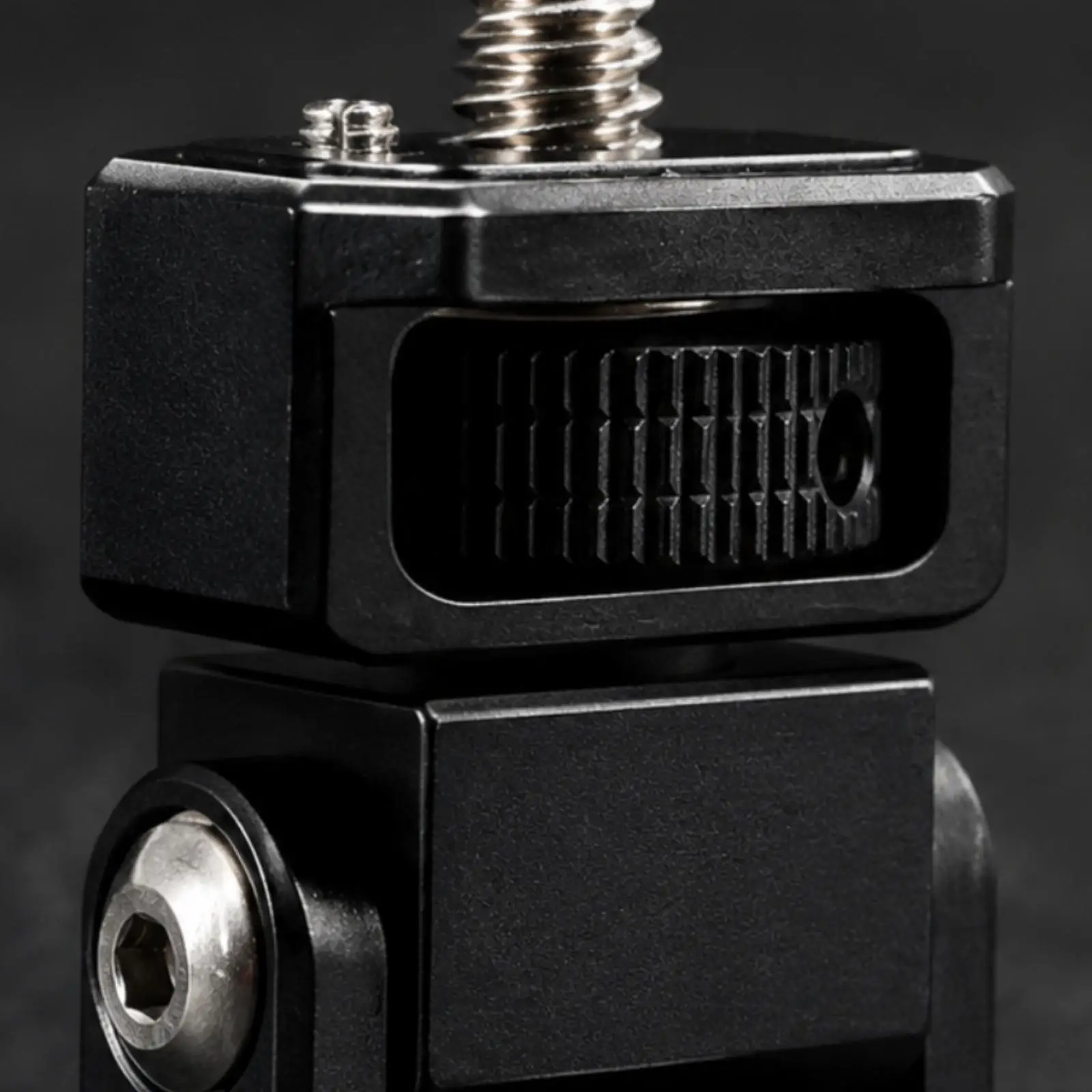 Mini Pan Tilt Monitor Mount Bracket for DSLR Mirrorless Action Camera with Two Point Locating Discs