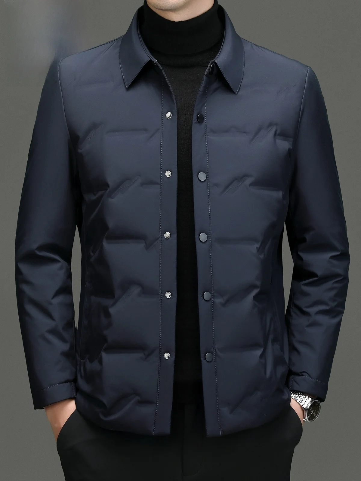 

Pierre Cardin Men's Lightweight ort down Jaet Autumn Winter Windproof Warm Casual Collar Coat Youth ular Polyester Fiber