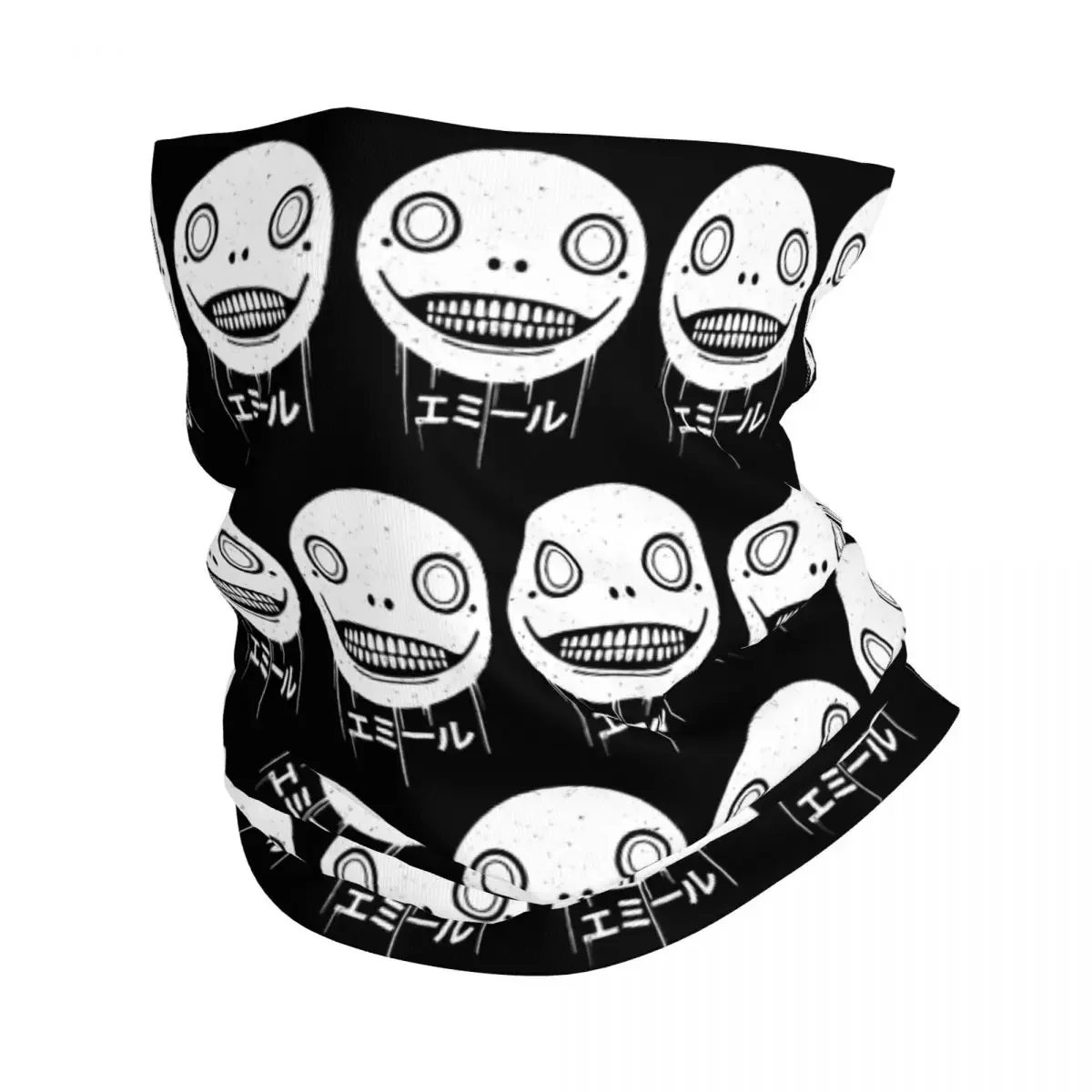 New Emil Nier Replicant Automata Game Bandana Neck Cover Printed Wrap Scarf Warm Face Mask Hiking Unisex Adult Washable