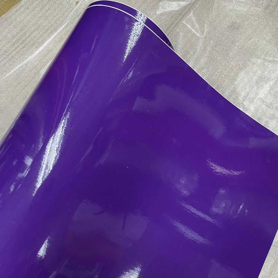 Top quality Glossy Vinyl wrap film for car body decoration Glossy car wrap sticker with air free bubbles 10/20/30/40/50/60x152cm