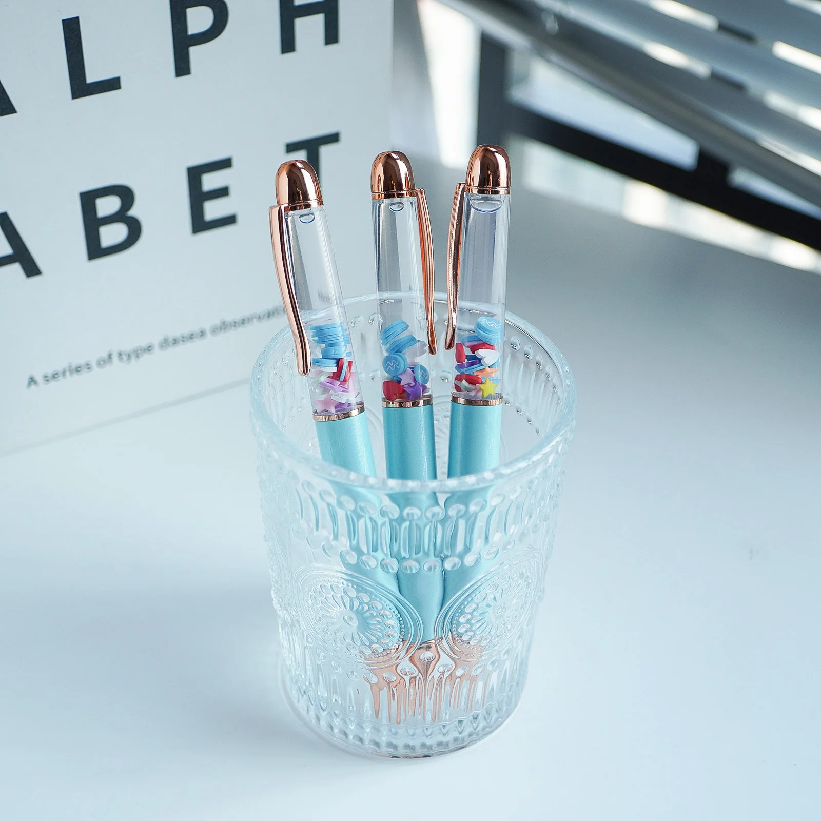 Aquarius Fun Pens Cute Floater Floating Liquid Writing Journaling Office Pen Novelty Gag Gifts
