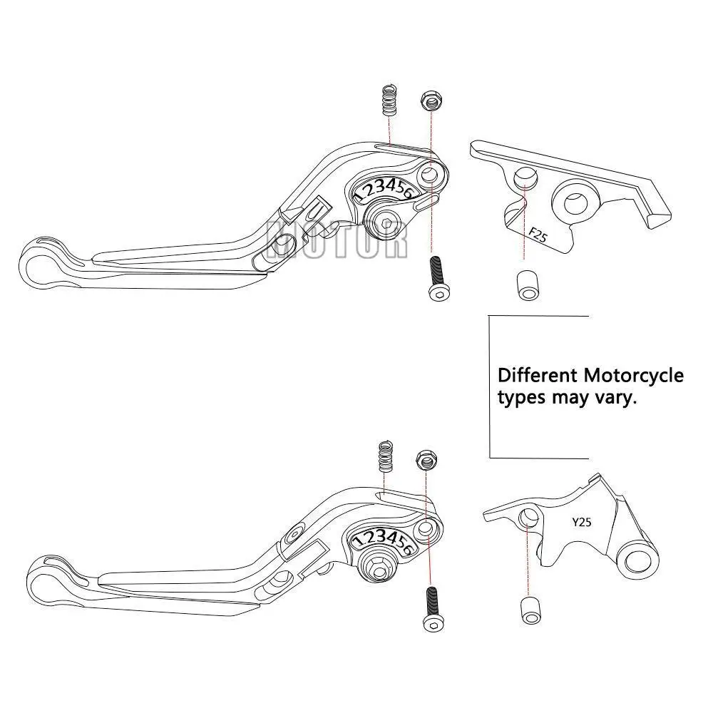 For SUZUKI SV650 SV 650 1999 2000 2001 2002 2003 2004 2005-2012 Motorcycle Aliuminum CNC Handle Clutch Lever Clutch Brake Levers