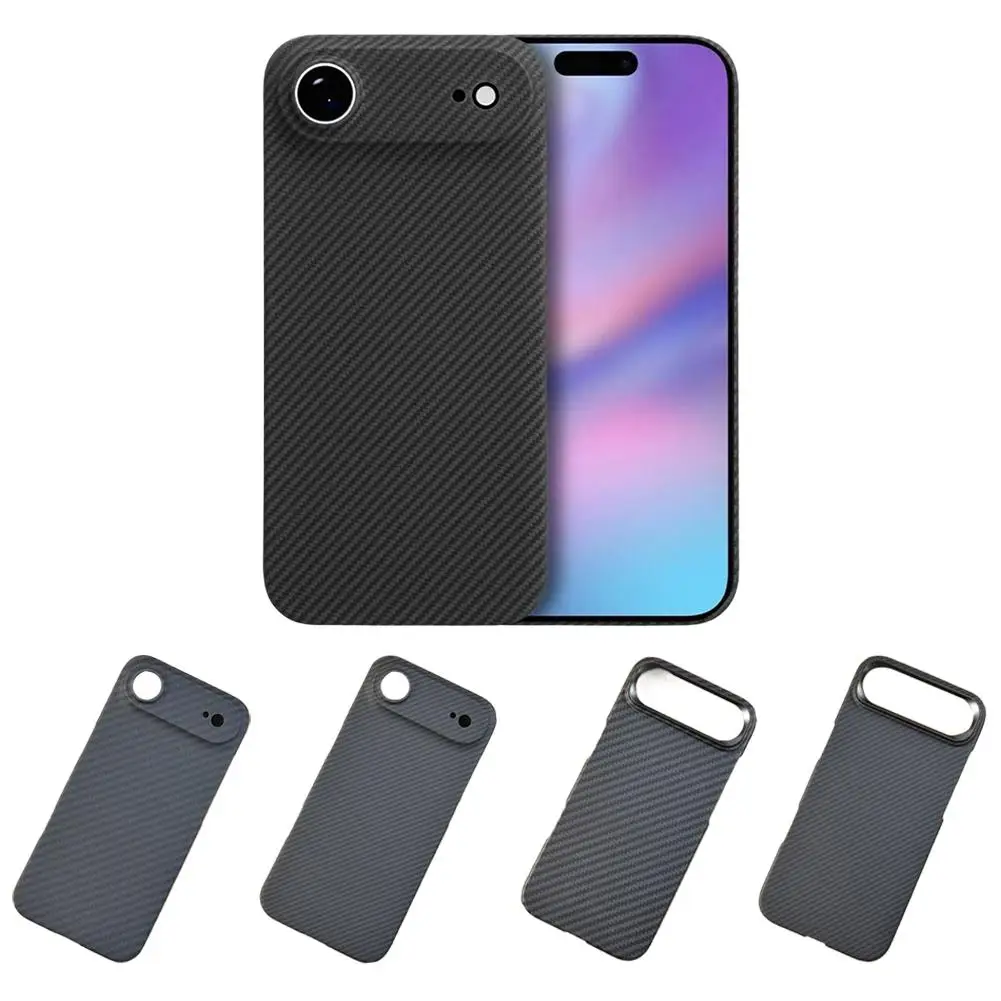 

Carbon fiber pattern ultra-thin protective case suitable for iPhone 17 Air TPU anti drop protective caser Lightweight