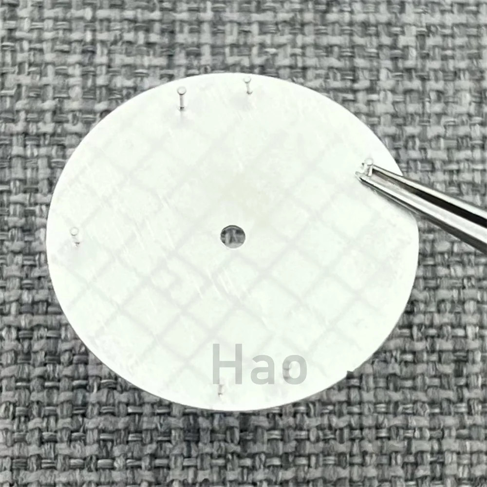 29 مللي متر نص إبداعي أسود أبيض ساعة بقرص "من يهتم أواخر بالفعل" تناسب حركة NH35A NH36 ETA PT5000 Miyota8215