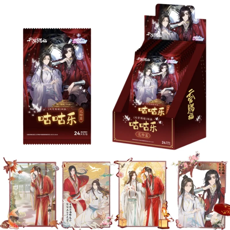 

Подлинная небесная официальная карта благословения Gugu Le Hua Lian Chapter Xie Lian Hua Cheng, анимационная роликовая коллекция, карты, игрушки, подарки
