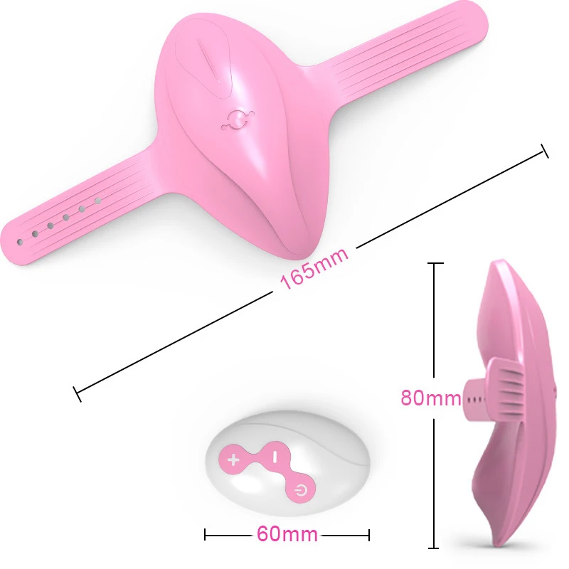 Wearable Panty Vibrator Adjustable Size with Remote Control Mini Butterfly G-spot Clitoral Vibrator Ladies Adult Erotic Products - view 3