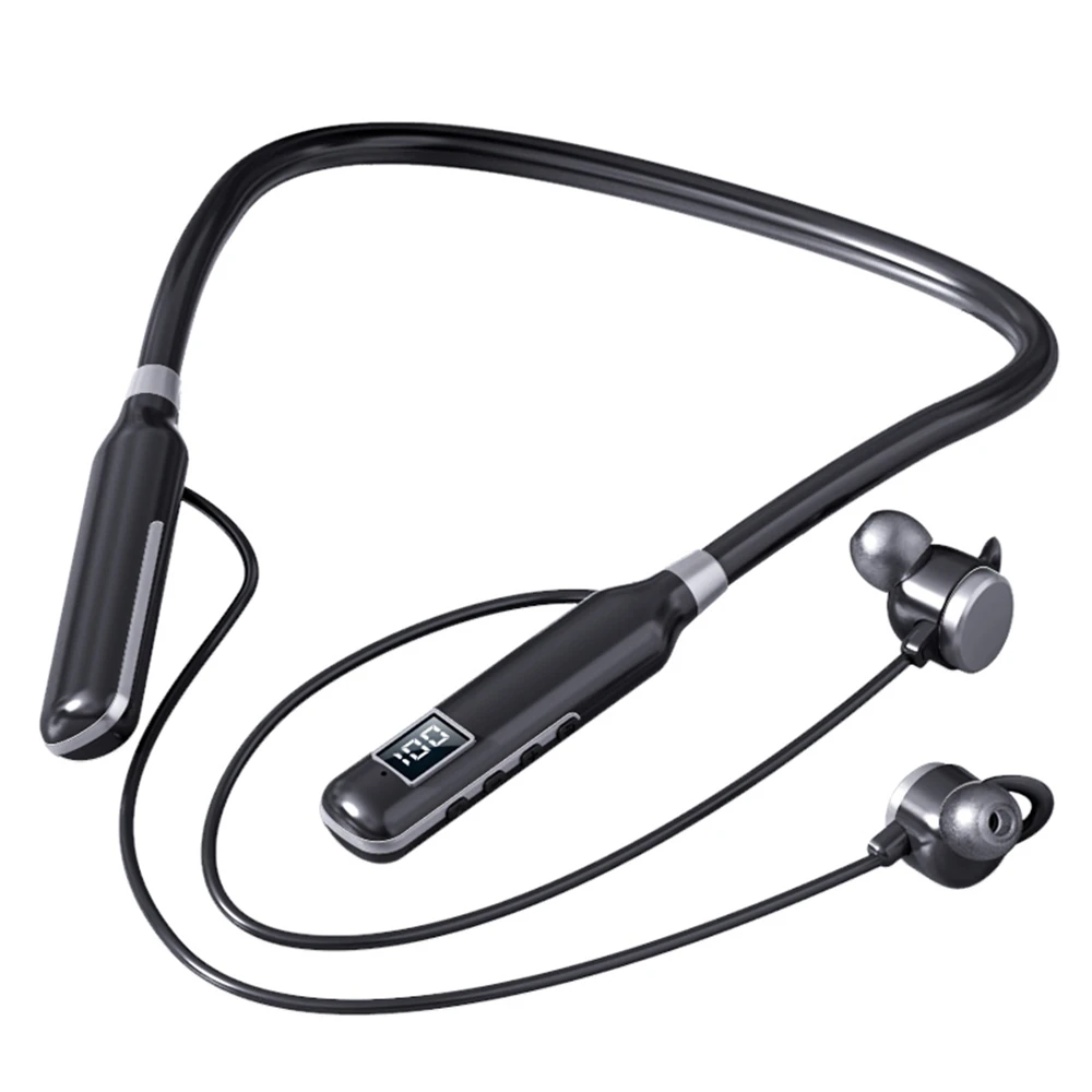 

Wireless Headphones Bluetooth-compatible 5.3 Neckband Earphones Magnetic Sports Waterproof Earbuds Headset With Microphone