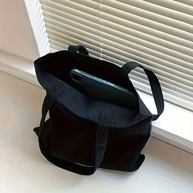 حقيبة حمل قماشية مطبوعة من York من المنهاتن ، حقيبة كتف متينة للمتسوقين للسفر والتسوق ، حقائب للاستخدام غير الرسمي