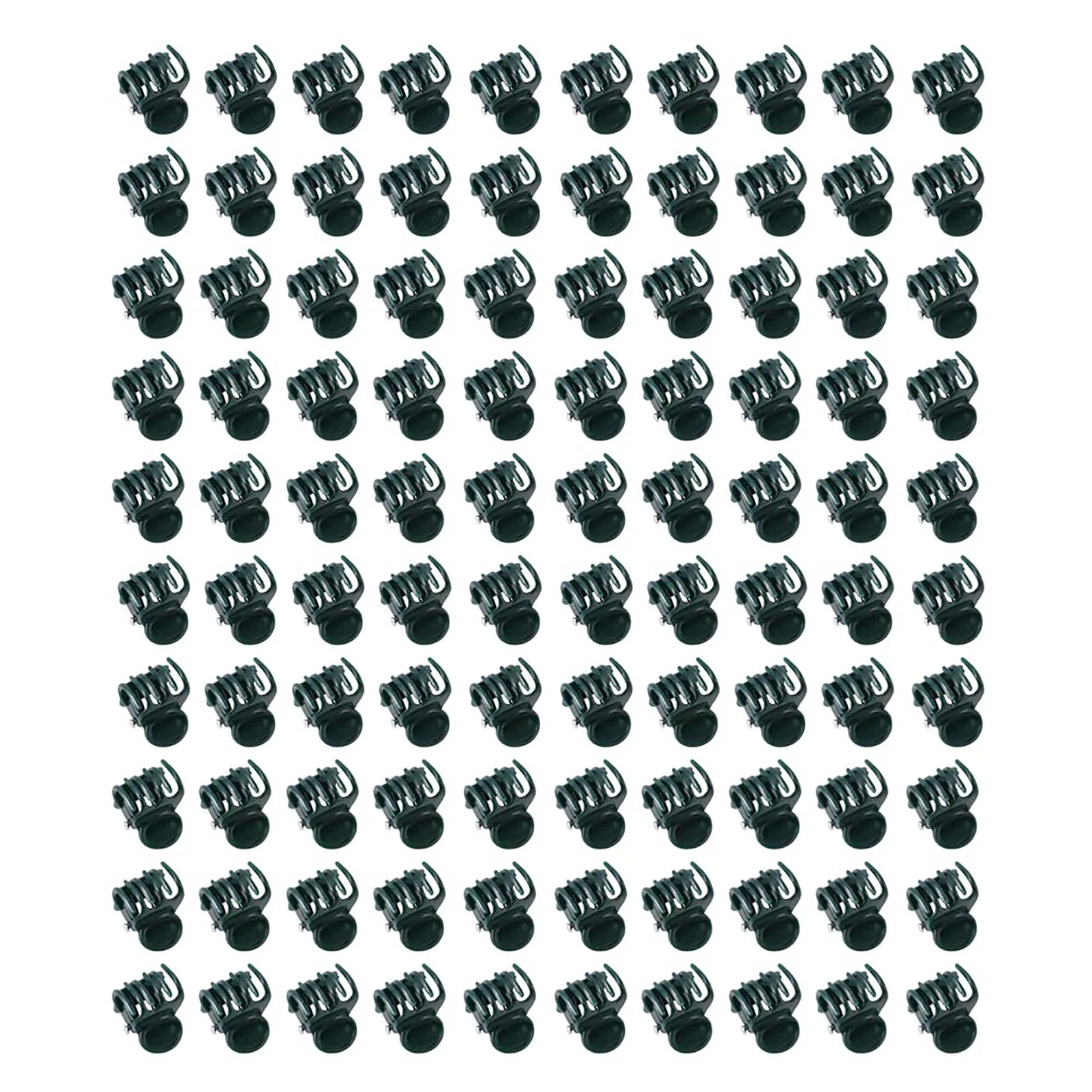100pcs Plastic Mini Stalks Flower Garden Tools Stem Clips Grow Upright Orchid Garden Stem Clips