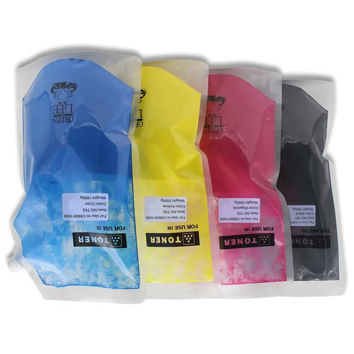 

1KG Ink Toner Powder Dust Refill Kits Reset for Sharp MX-C55 M MX-C55 Y MX-C-55T MX-C-55TK MX-C-55TBK MX-C-55TB MX-C-55TC
