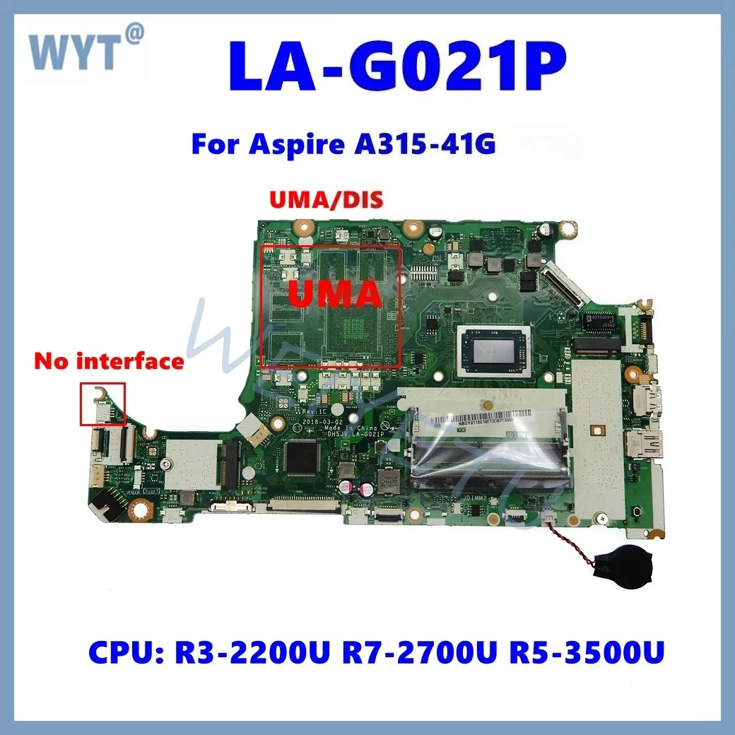 la-g021p-laptop-motherboard-for-acer-aspire-a315-41g-notebook-mainboard-with-r3-r7-cpu-uma-or-dis-100-tested-ok