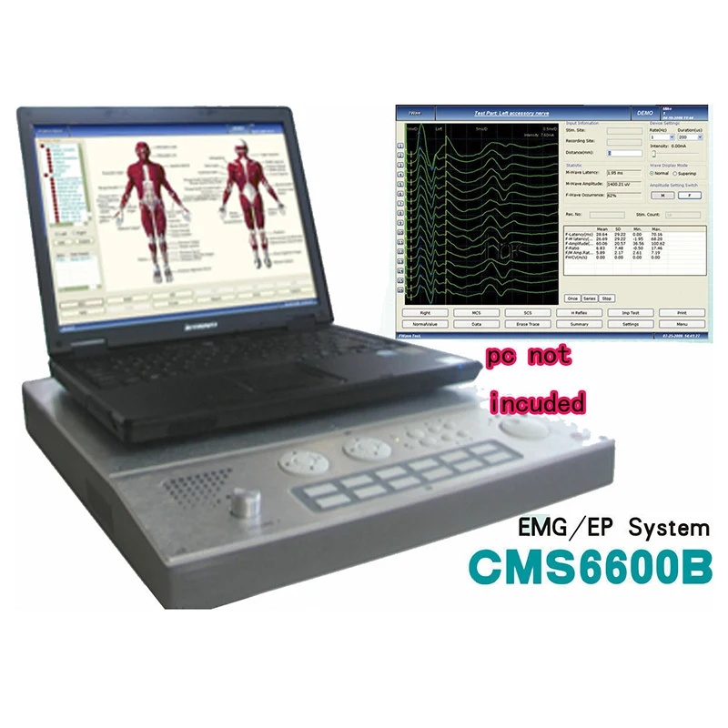 

CONTEC CMS6600B EMG Machine/EP System Nerve Muscle Bioelectricity Evoked Potential BAEP Medical Equipment