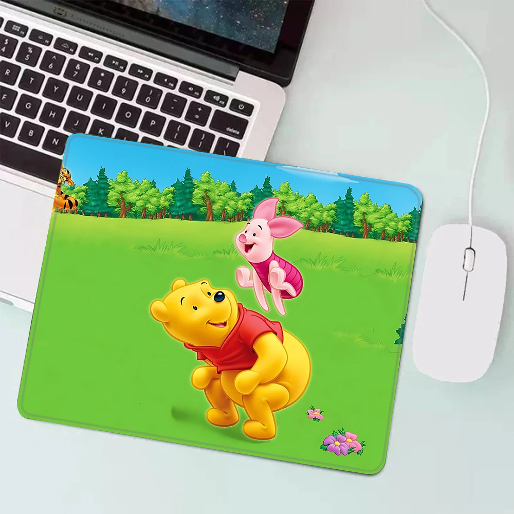 Winnie The Pooh Cartoon Gaming Mouse Pad XS Small Mousepad For PC Gamer Desktop Decoration Office Mouse Mat Deskmat Rug