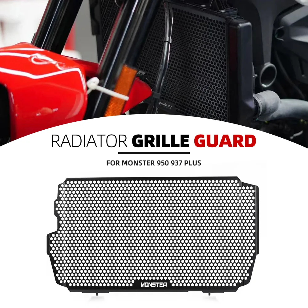 

For DUCATI Monster 950 937 Plus Motorcycle Radiator Guard Protector Grill Cover Protection Monster950 Monster937 2021-2022
