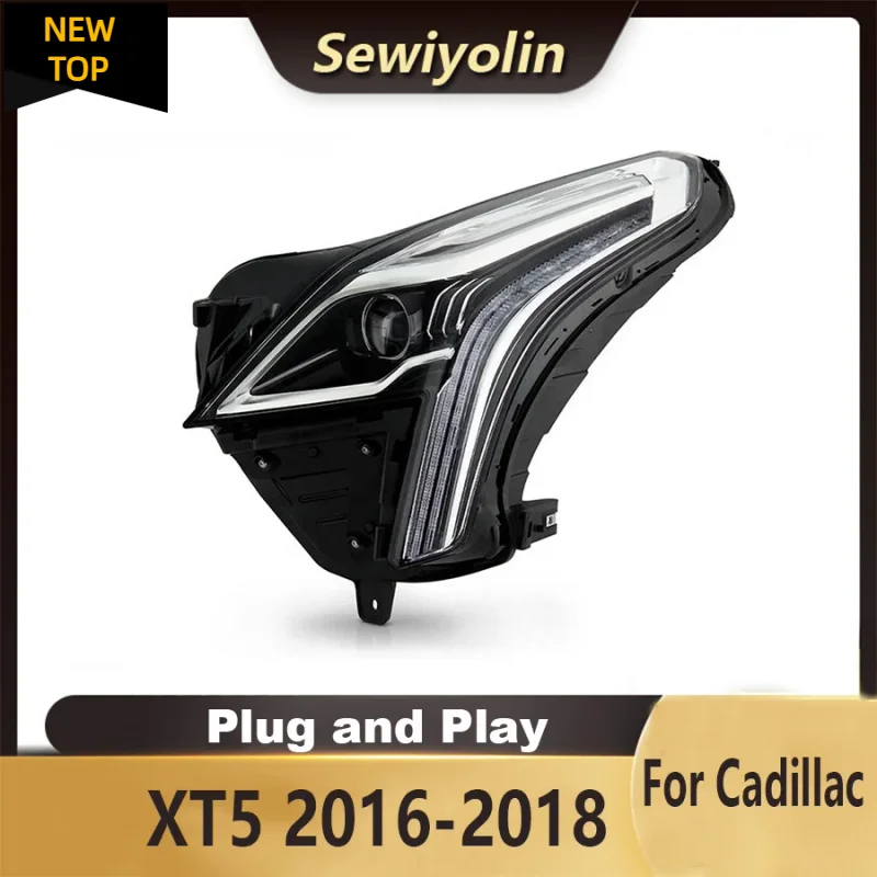 

Car Accessories Headlight Assembly For Cadillac XT5 2016-2018 LED Lights Lamp DRL Signal Plug And Play Daytime Running