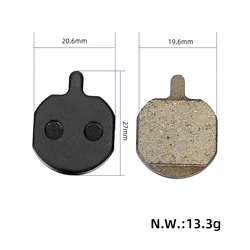 For HAYES MX2 MX3 MX4 Brake Pads Disc Brake Pads Bicycle Black 14g/pair Black Brand New Durable Practical Resin