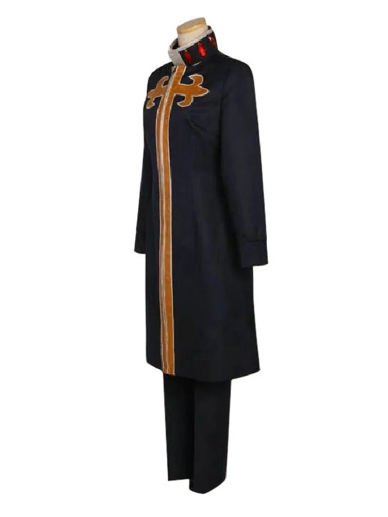 Anime JoJo’s Bizarre Adventure Stone Ocean Enrico Pucci Cosplay Priest Coat Pants Halloween Comic-cons Outfit Unisex Role-play