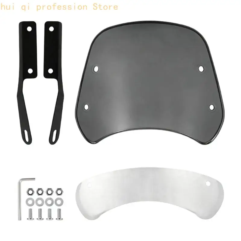 Vierloch-Motorrad-Scheinwerfer-Windschutzscheibe mit Halterung für Modifikation H8WE – Detail 8
