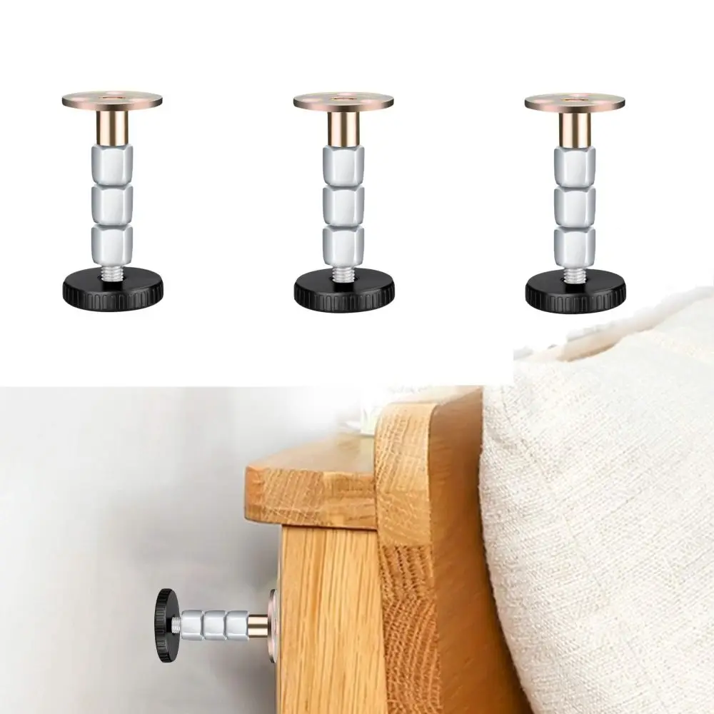 

4pcs Wear-resistant Bed Stabilizer Adjustable Non-Slip Pad Headboard Stabilizer Anti Scratch Universal Fit Anti-Shake Fixer
