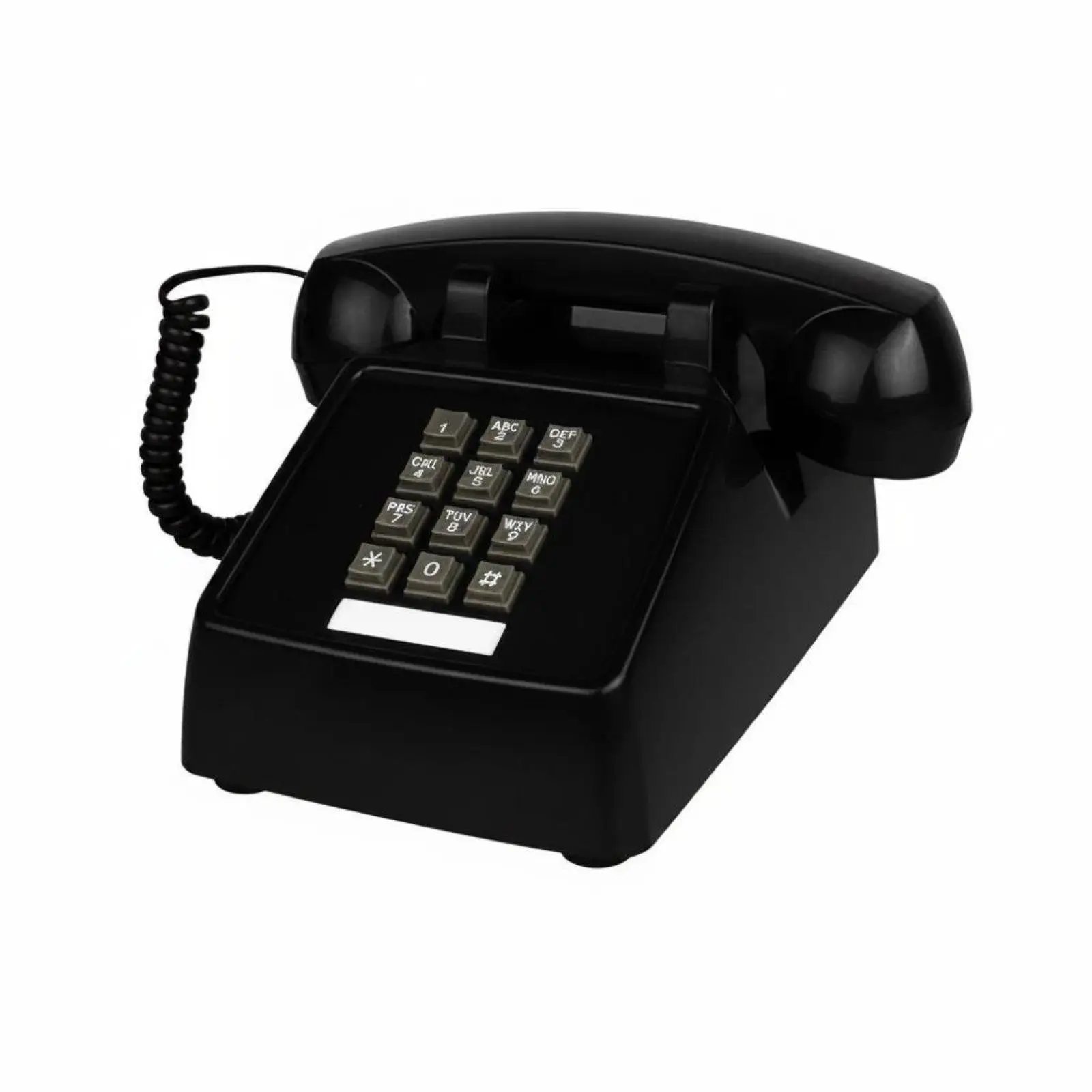 Retro Landline Phone Vintage Rotary Dial Corded Classic Metal Mechanical Bell Antique Decor for Office Home