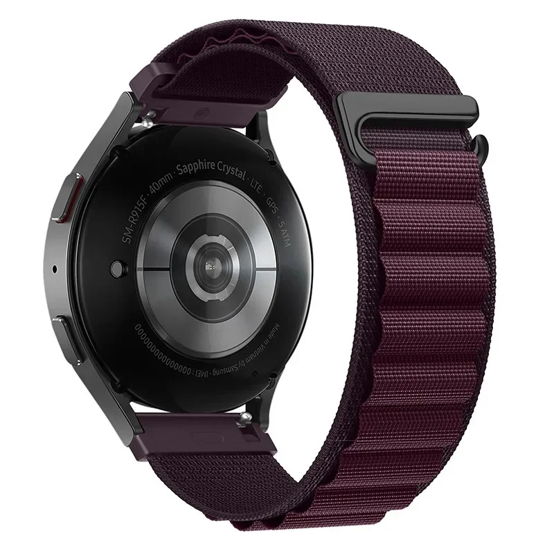 20mm 22mm Alpine Nylon Band For Xiaomi Watch 5/S4-3-2-1 Sport Adjustable Bracelet For Oneplus Watch Lite/3/2/2R/Realme Watch 5/S